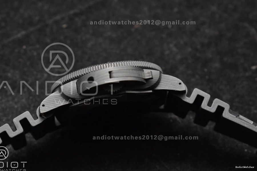 P.9010 PAM1616 Sleek Rubber 47mm Best Clone Carbotech on Markers Strap Black Dial Edition Blue VSF 991 0131